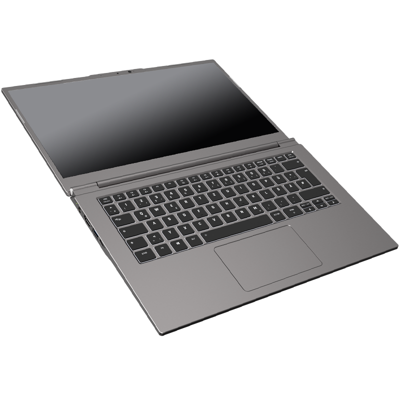 Ordinateur portable CLEVO L142MU avec écran à bords très fins - SANTIANNE